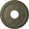 Ekena Millwork Tirana Ceiling Medallion (Fits Canopies up to 4 3/4"), 13 7/8"OD x 3 3/4"ID x 1 1/4"P, Spartan Stone CM13TISSF - alternate 1
